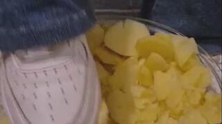 Smashed Potatos with Nike AF1