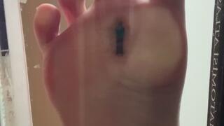 Giantess Underglass Feet Crush - Part 2