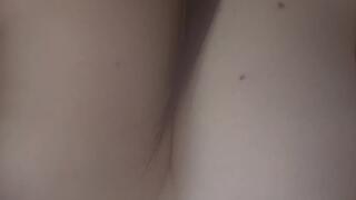 Morning Bed Bounce: BBW Boobs Jiggling in Simulated Fuck – Overhead POV, Curvy Solo Tease