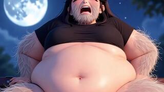 Werewolf transformation - Halloween Special female to werewolf transformation animation SILENT