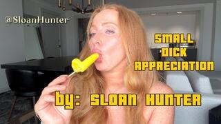 Small Dick Appreciation by Sloan Hunter with Licking, Sucking and Eye Contact