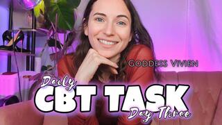 Daily CBT Task Day Three