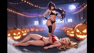 Female Wrestling Confessions #25: Brunette's Brutal Beatdown