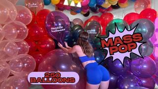 Larissa vs 250 balloons