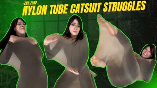 4K Ziva Fey - Ultra Ziva in: Nylon Tube Booby Trap Struggle