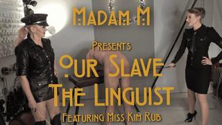 Our Slave the Linguist, double Domme traditional caning in obedience and submission
