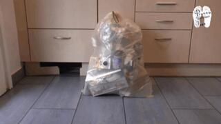 Trash bag crushing 66