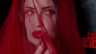 M - Getting Ready To Marry Beetlejuice Red Lipstick