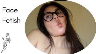 Making facial expressions and laughing at my faces