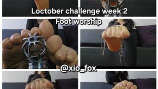 Locktober challenge week two: Foot worship
