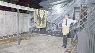 Bullwhipped and pegged by the Riding Mistress Ama K