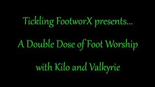 A Double Dose of Foot Worship with Kilo and Valkyrie