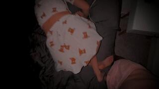 Gigi laughs as you attempts to balance the camer hold between chin and chest when you film her doggy fuck up close