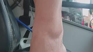 Beautiful feet and beautiful position