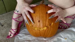 Evil girlfriend smashes your pumpkin