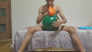 Green and Orange Balloons – Color, Tension & Air Play