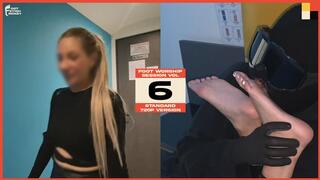 Mexican MILF Gets Toe Sucking & Sole Licking Treatment While On The Phone With Her Husband - ASMR FOOT WORSHIP SOUNDS - FOOT WORSHIP SESSION VOL 6 - TAY - STANDARD VERSION - 720P