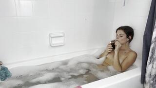 Bathtub Cigarette Smoking and Coughing