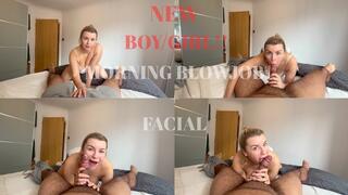 MORNING BLOWJOB AND FACIAL