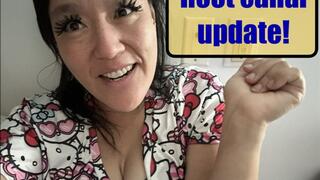 Discussing my pending ROOT CANAL on Tooth #46 (oct 6 2025)