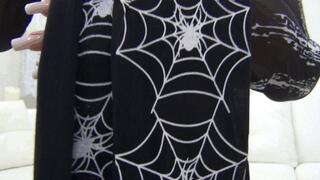 My new stockings made me masturbate b