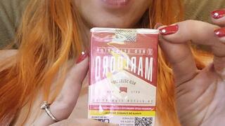 I want you to breathe my smoke now - marlboro red