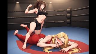 Female Wrestling Confessions #38: Ticklish Takedown