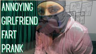 NEW COUPLE : Annoying Girlfriend Fart Prank