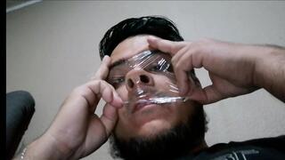 Nose Fetish Fun With Plastic Wrap!