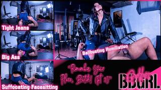 Remember Your Place 2 - GoddessBBGRL's Aggressive Facesitting, ballbusting femdom - Mobile Version
