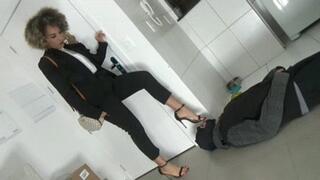 Mistress Kelly's Shoe Cleaning Day # 720HD - Girls Fetish Br