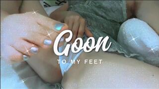 Gooning with ASMR Soft Whispers Ass Worship & Mermaid Blue toes