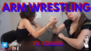 4K Ziva Fey - Arm Wrestling Ayuko Fey Behind Bars