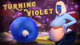 Turning Violet - Blueberry Inflation 2005 Violet Beauregarde