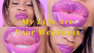 My Lips Are Your Weakness- Ebony Femdom Goddess Rosie Reed Lipstick Fetish Worship Tease Mind Fuck- 1080p HD