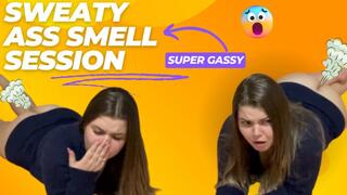 Super Gassy Sweaty Ass Smell Session
