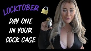 LOCKTOBER - CAGED IN CHASTITY