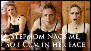 Nagging Mommy Shock Messy Facial