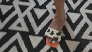 Walk with me watch my soles