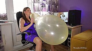 Angie does B2P while watching video with B2P