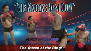 “Beauty with the Gloves – She Dominates the Fight” NEW