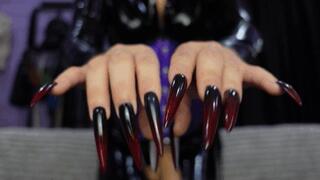 POV nails and strapon mouth fucking (mov)