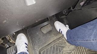 Morning commute in adidas samba