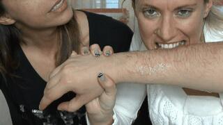 Jessica and Eleonore's lunch