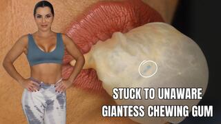 Stuck to unaware giantess bubble gum - OnlyVanessa