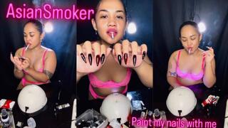 Paint my nails with me