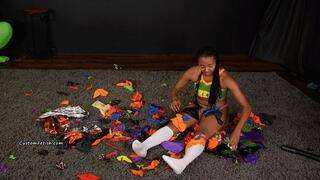 Amaryah Vacuums Up Balloon Mess HD WMV (1920x1080)