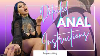 Detailed Anal Instructions