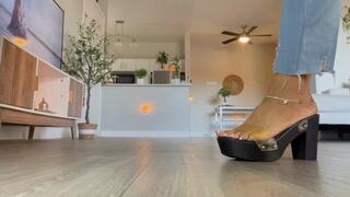 Sexy Mules With French Tip Toes