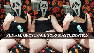 FEMALE GHOSTFACE MASTURBATING SOLO